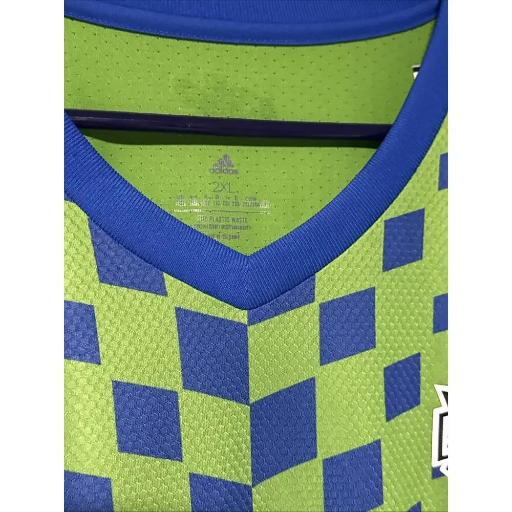 Adidas MLS Seattle Sounders FC 22-23 Green Authentic Soccer Jersey Men’s 2XL